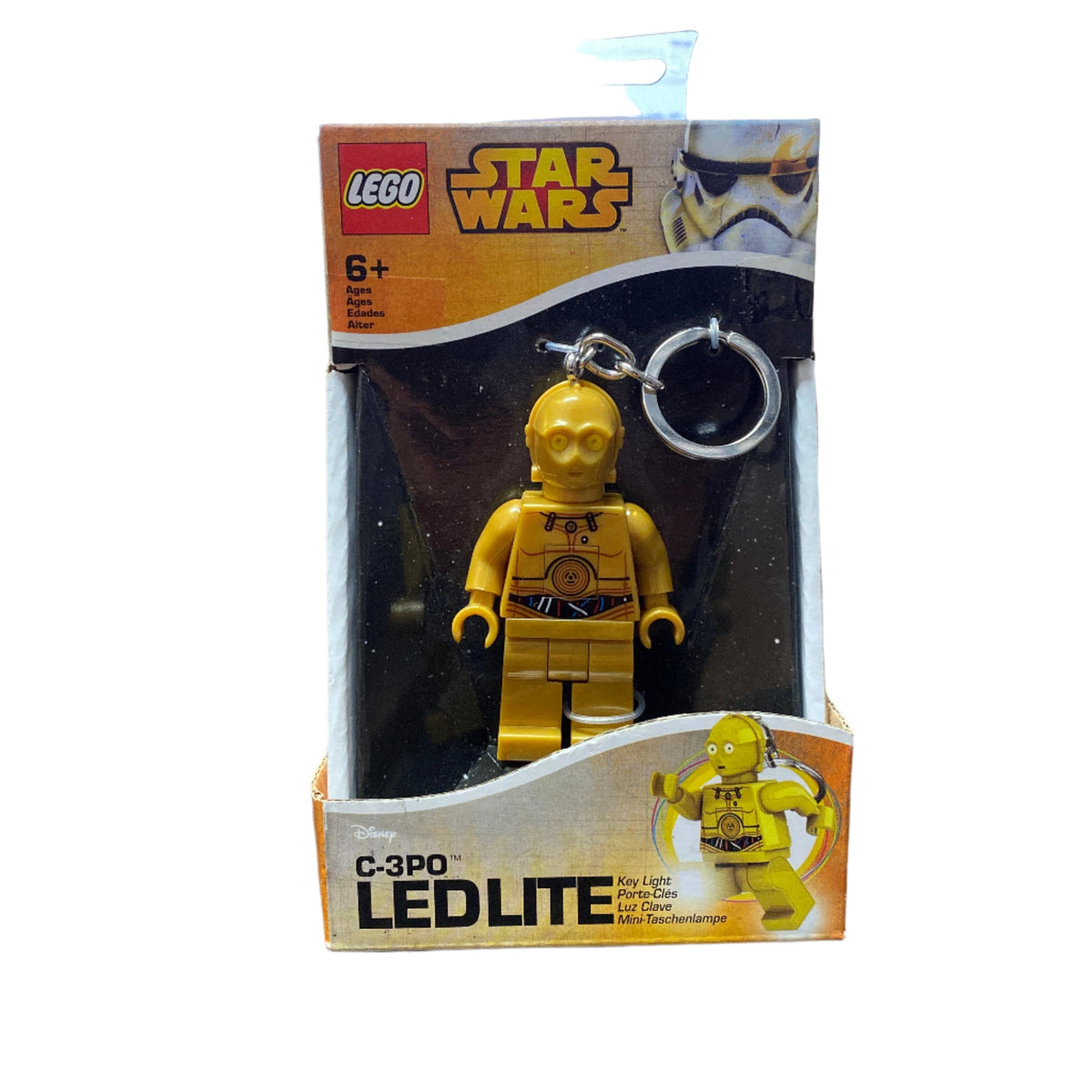LED Key Light C-3PO Key Chain (LEDLITE), IQLGL-KE18