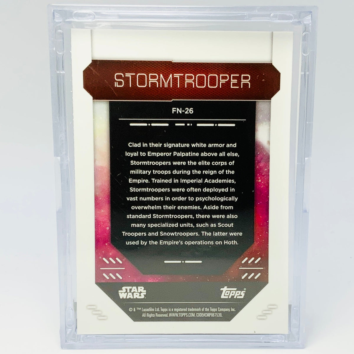 Stormtrooper with Trading Card & Collector’s Case