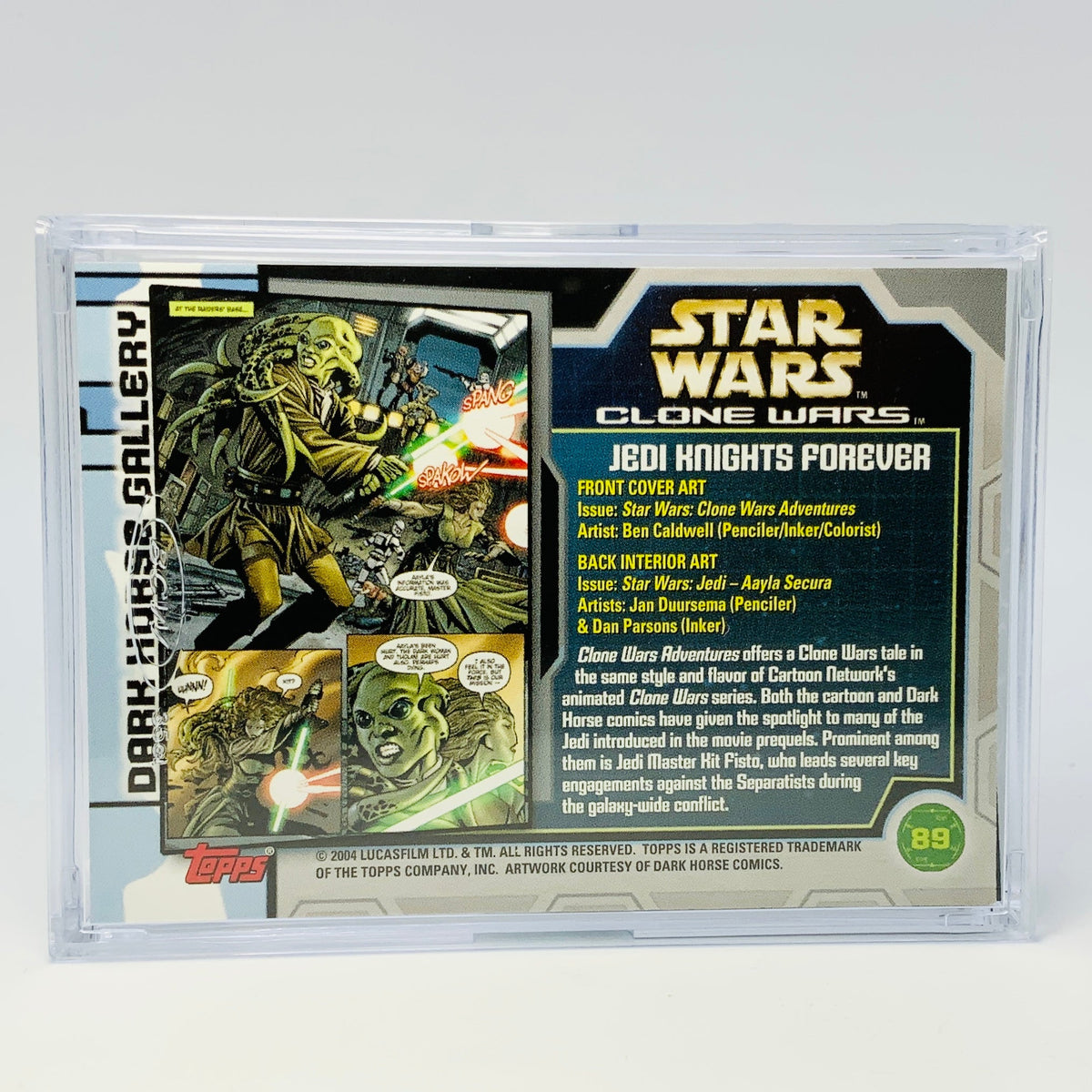 Anakin Skywalker & Obi-wan Kenobi with Trading Card & Collector’s Case