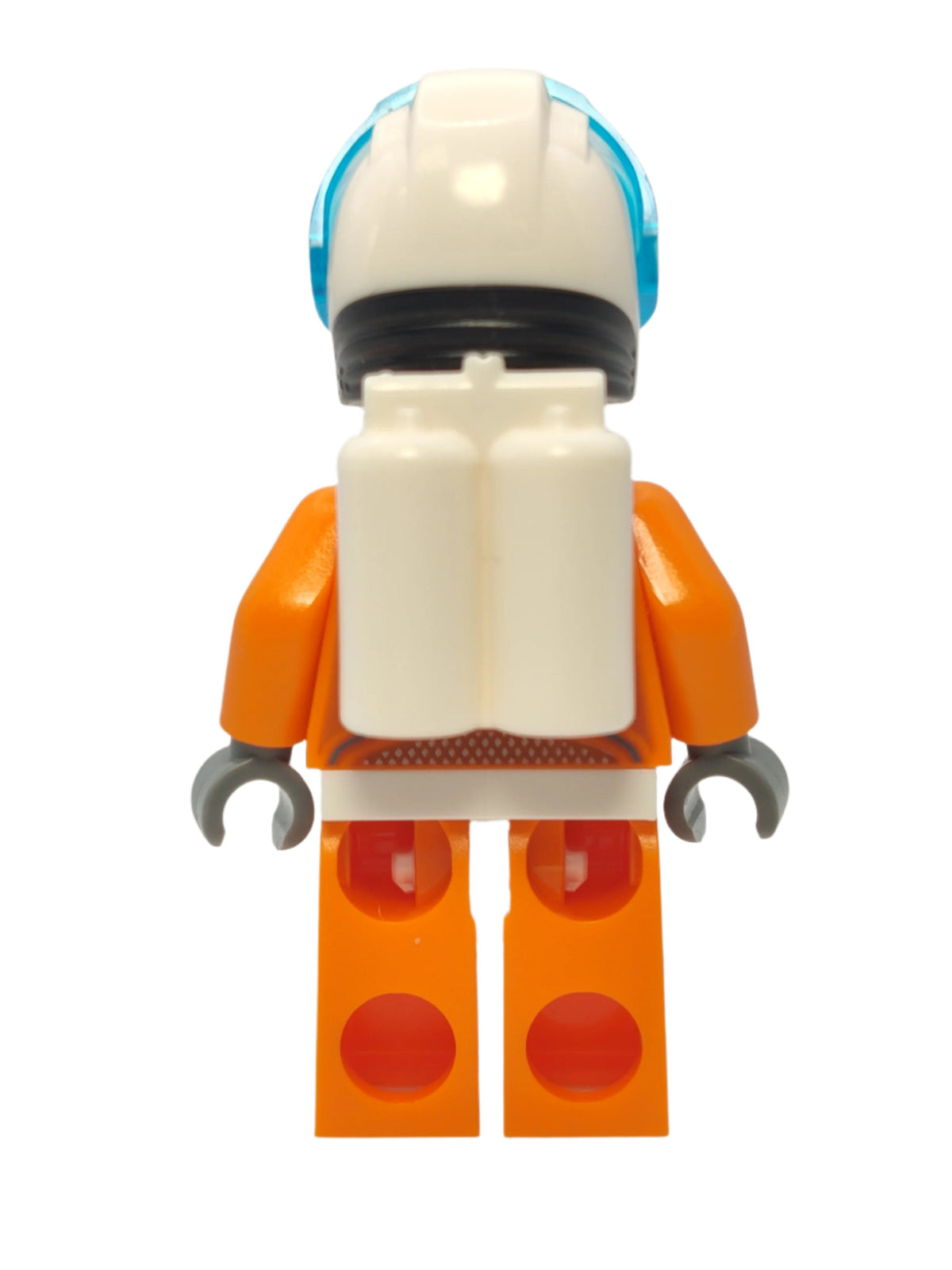 Astronaut - Orange Spacesuit with Dark Bluish Gray Lines and Moustache, cty1061