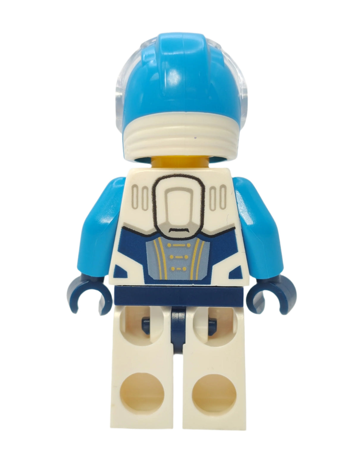 Astronaut - White Spacesuit with Dark Azure Arms and Smirk, cty1758