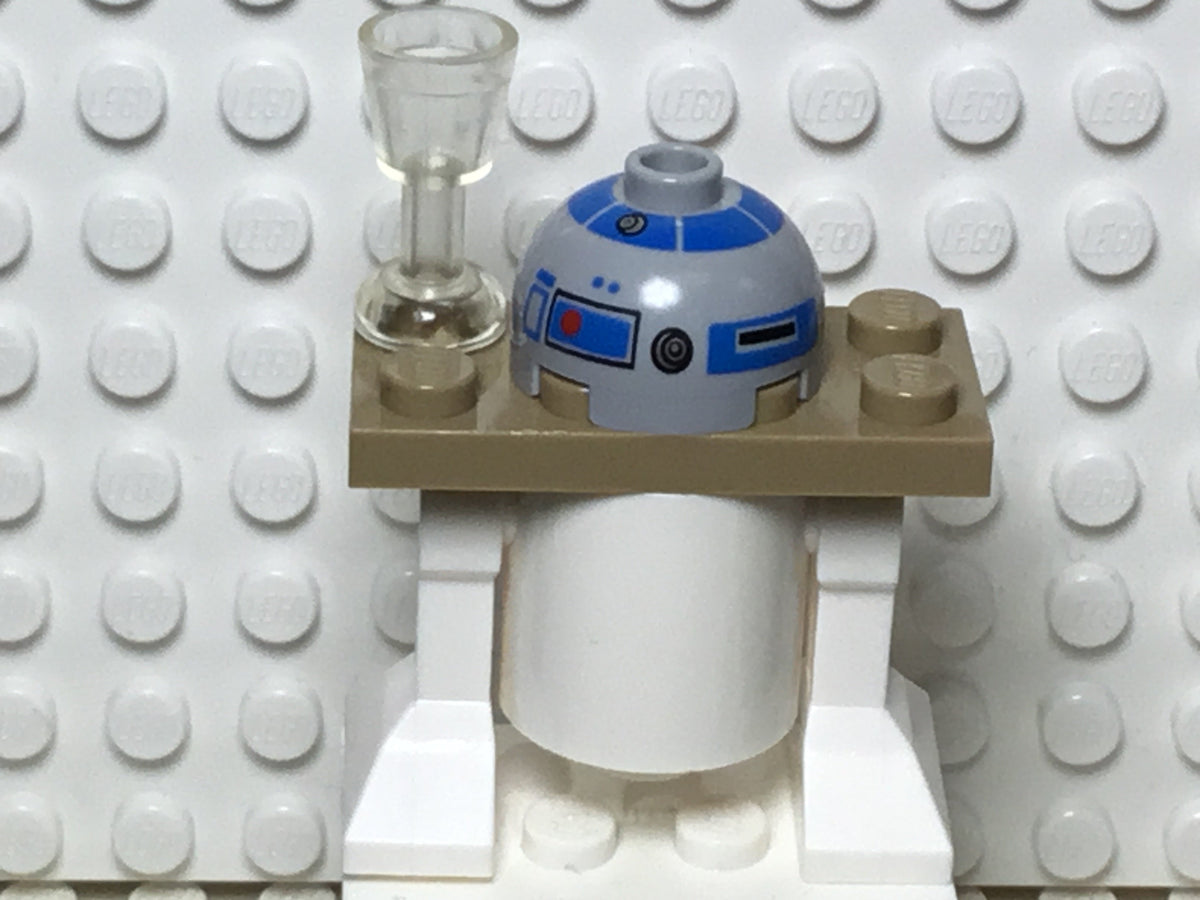 Astromech Droid, R2-D2, Serving Tray Dark Tan, sw0217a, LEGO® Star Wars Minifigure