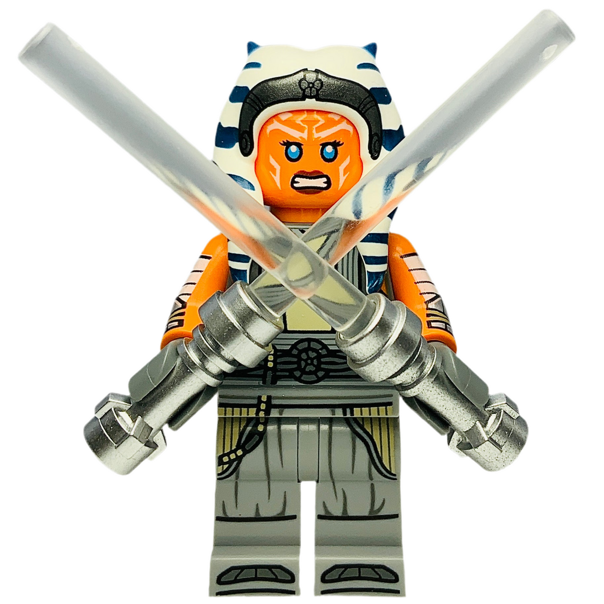 Ahsoka Tano (Adult) - Printed Arms, Light Bluish Gray Legs, sw1354