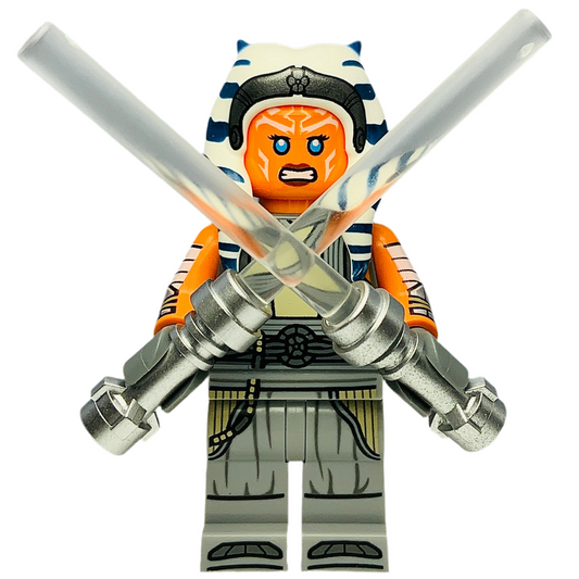 Ahsoka Tano (Adult) - Printed Arms, Light Bluish Gray Legs, sw1354