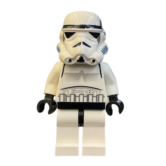 Imperial Stormtrooper Misprint- Black Head, Solid Mouth Helmet, sw0036b, LEGO® Star Wars Minifigure