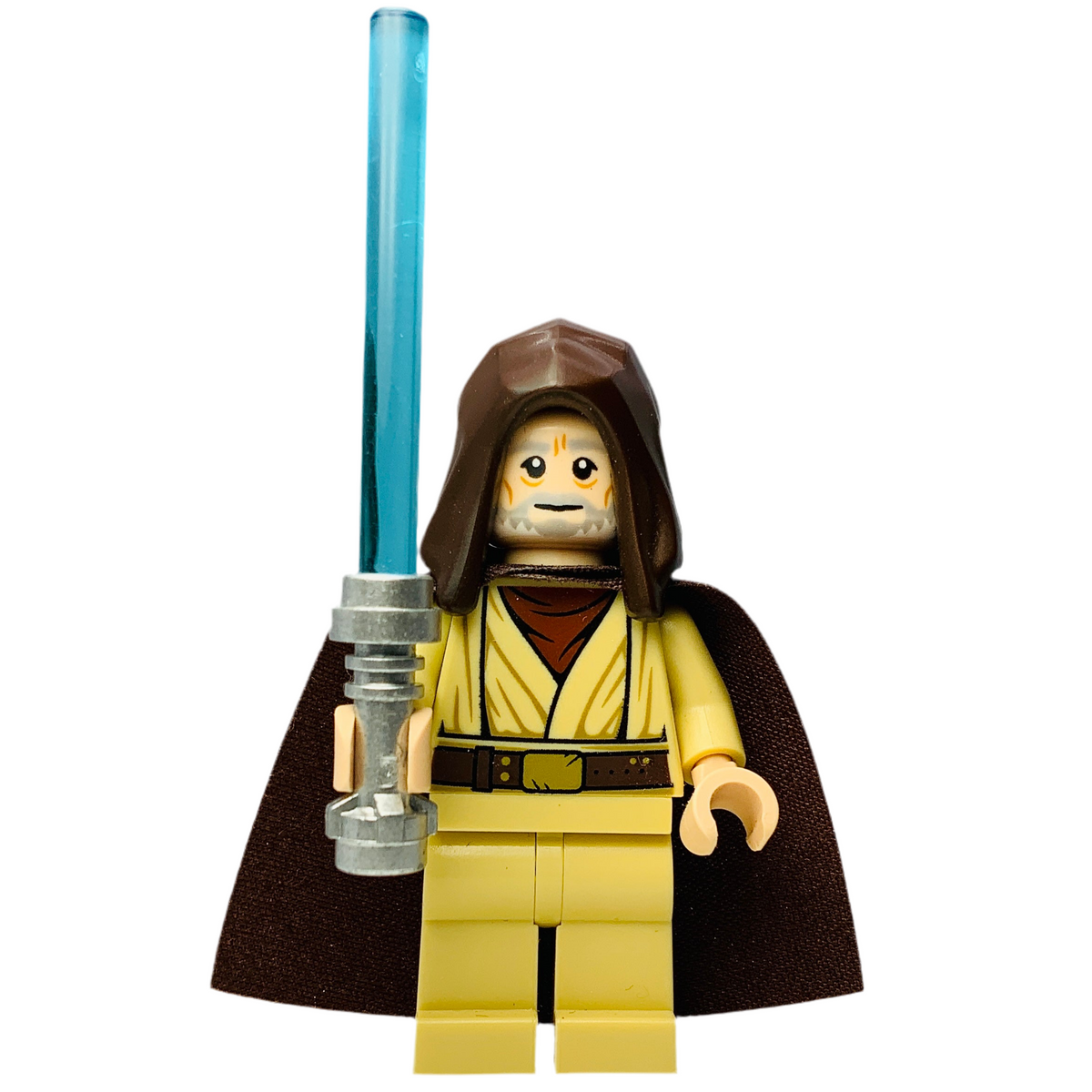 Obi-Wan Kenobi (Old, Standard Cape, Hood Basic), sw1046 - LEGO® Star Wars Minifigure