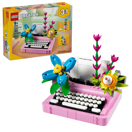 LEGO Creator Typewriter with Flowers 3in1 Set (31169)