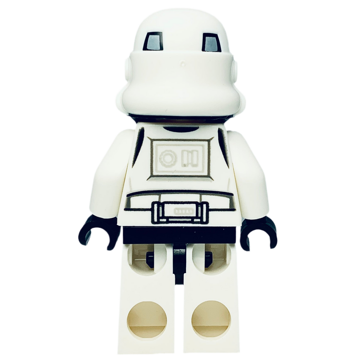 Stormtrooper, (Dual Molded Helmet, Gray Squares on Back) - Male, Light Nougat Head, Frown sw1137, LEGO® Star Wars Minifigure