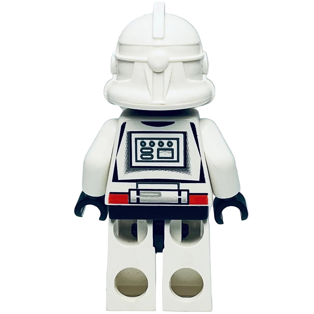 MISPRINT Clone Shock Trooper, Coruscant Guard (Phase 2) - Black Head , sw0091, LEGO® Star Wars Minifigure
