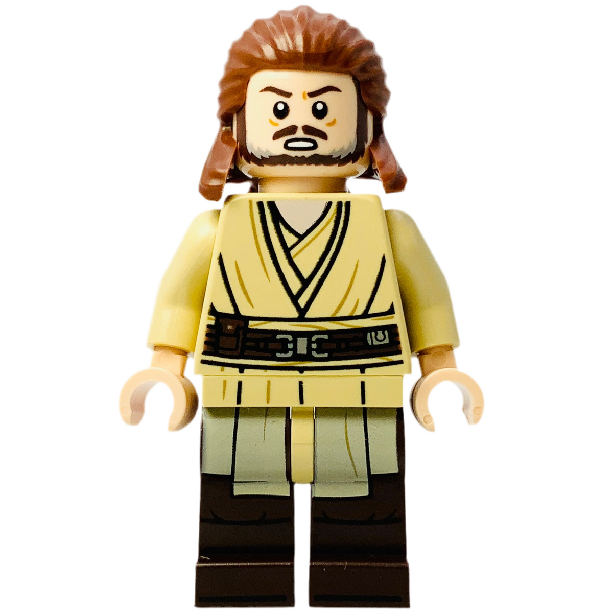 Qui-Gon Jinn - Dark Brown Beard - Sw1404 - LEGO® Star Wars Minifigure