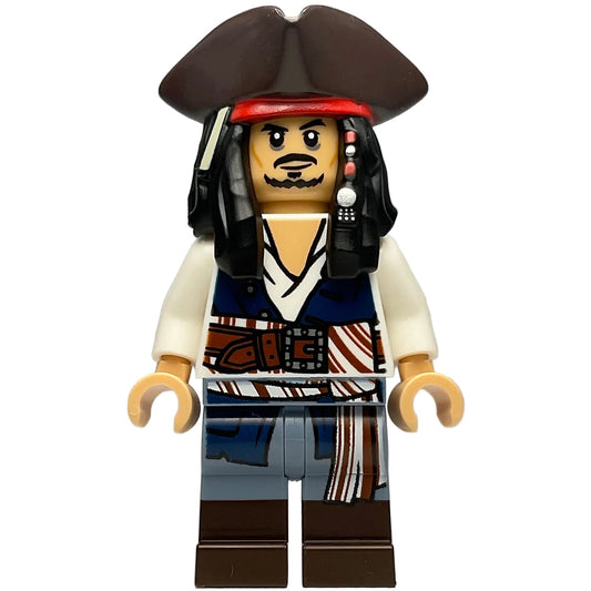 Jack Sparrow, poc044 - LEGO® Pirates of the Caribbean Minifigure