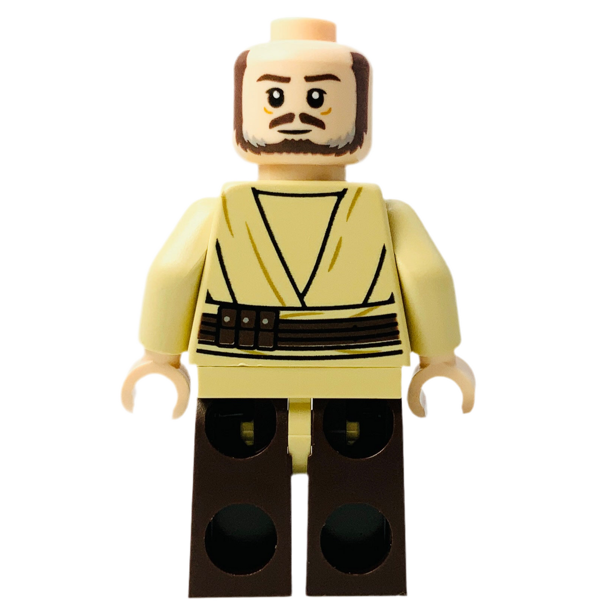 Qui-Gon Jinn - Dark Brown Beard - Sw1404 - LEGO® Star Wars Minifigure