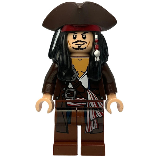 Captain Jack Sparrow, poc011 - LEGO® POTC Minifigure