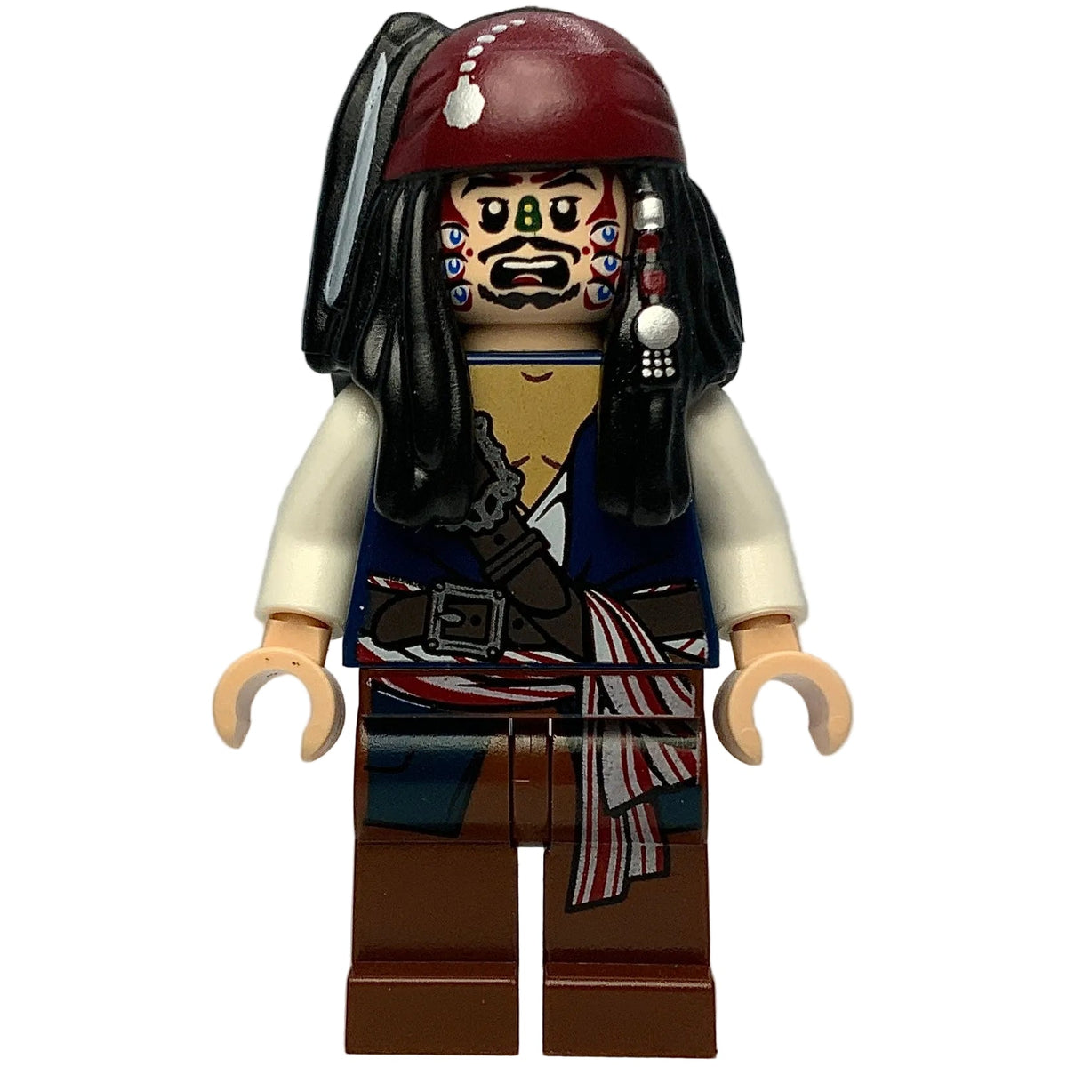 Captain Jack Sparrow Cannibal, poc010 - LEGO® POTC Minifigure