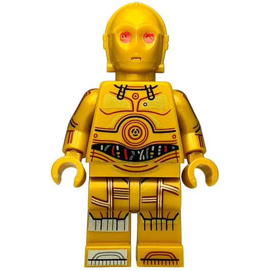 C-3PO - Red Eyes, sw1440, LEGO® Star Wars Minifigure