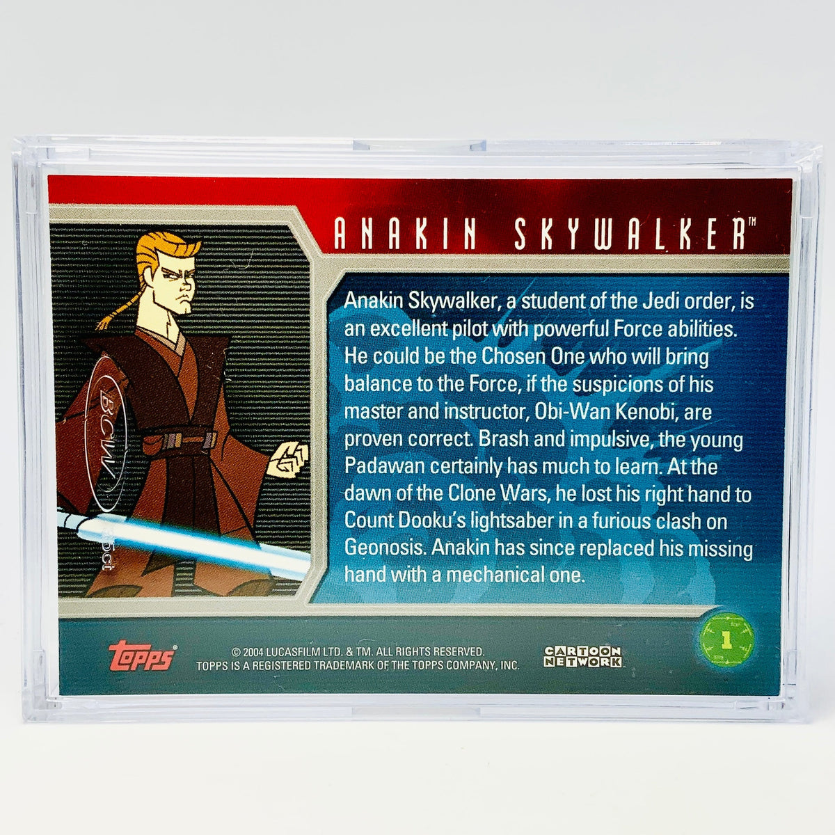 Anakin Skywalker with Trading Card & Collector’s Case