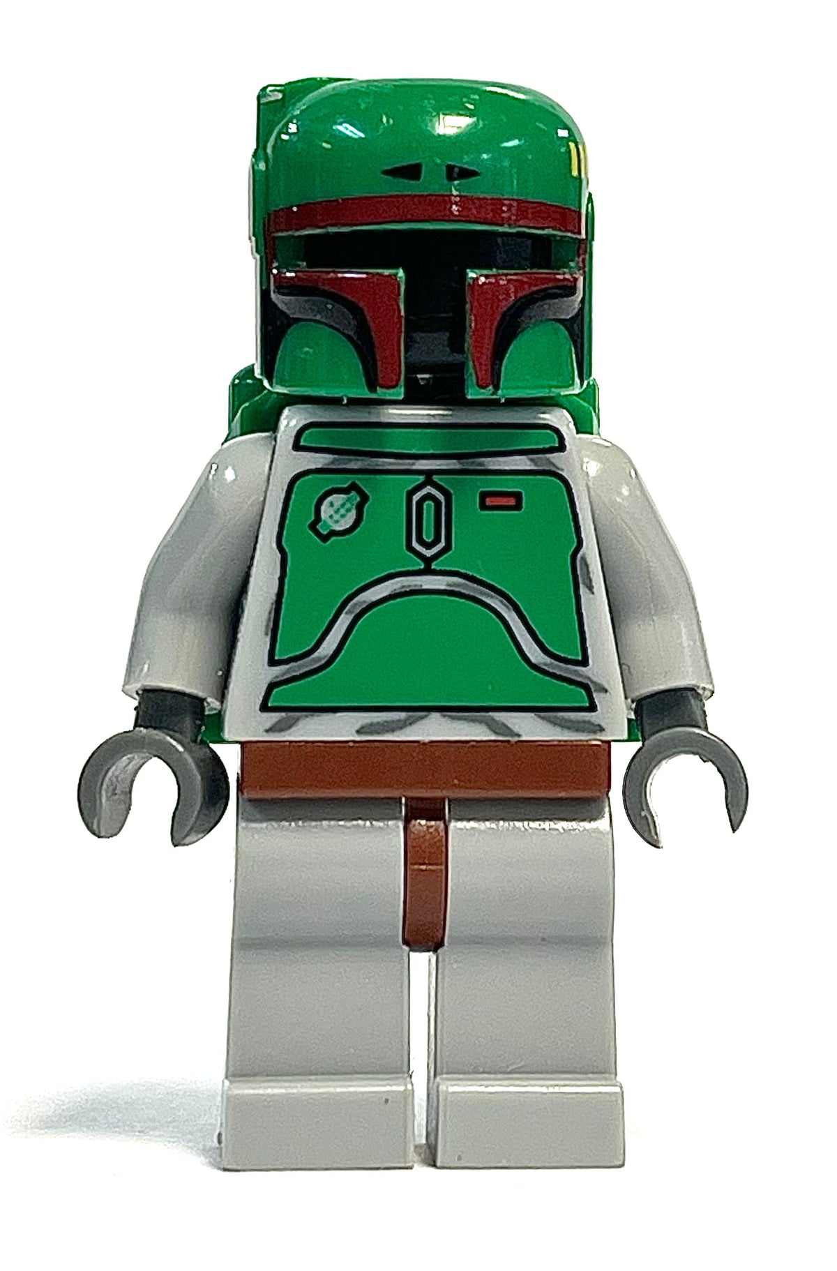 Boba Fett - Magnet Set - Bluish Grays - Dark Red Helmet Highlights, sw0002b, LEGO® Star Wars Minifigure