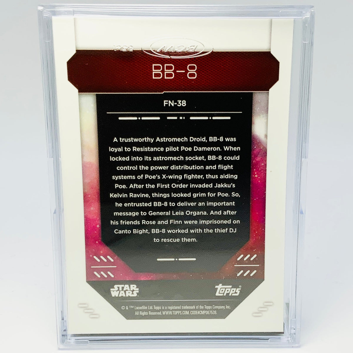 BB-8 with Trading Card & Collector’s Case