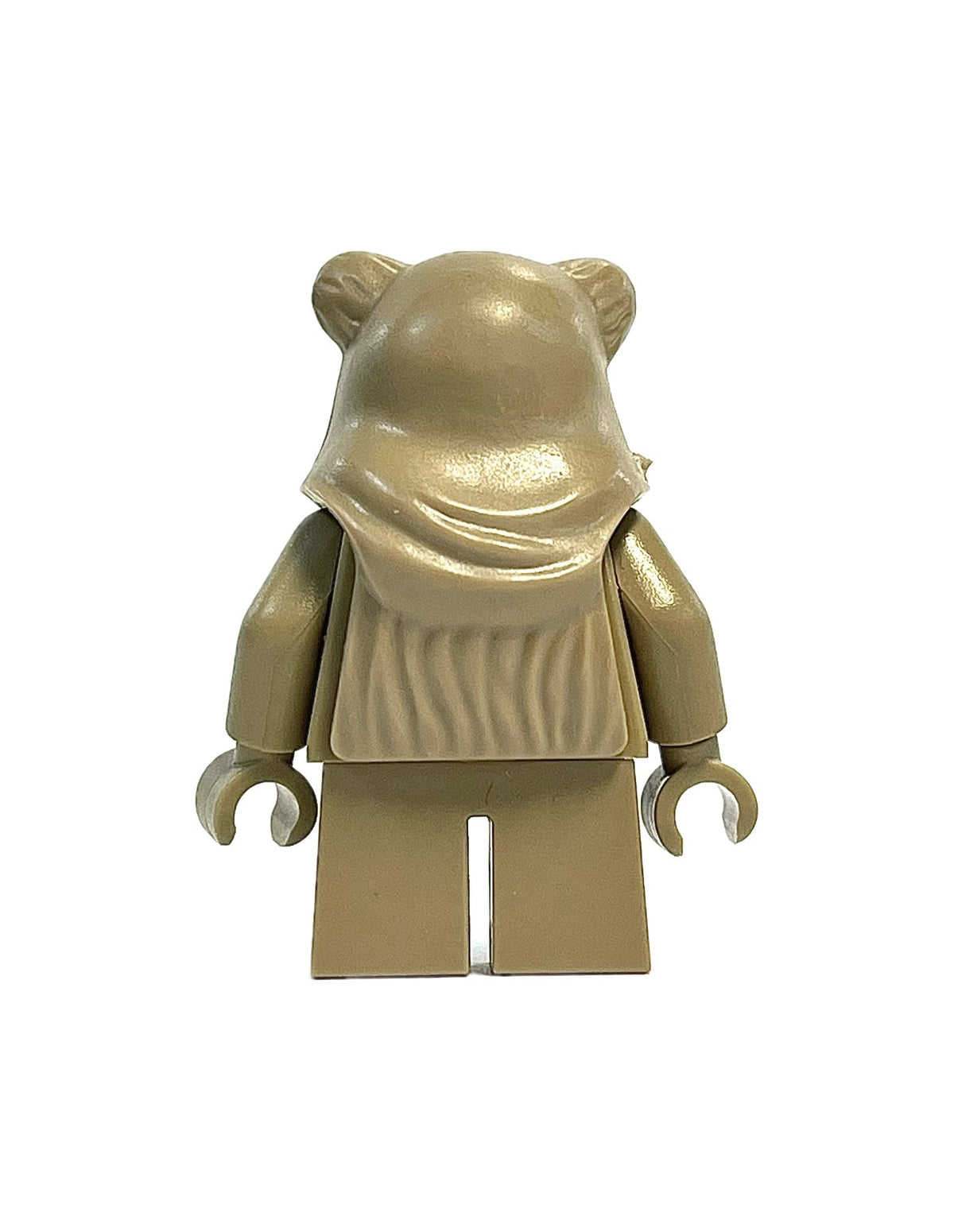 Prototype Wicket (Ewok) Hood Dark Tan Monochrome Minifigure