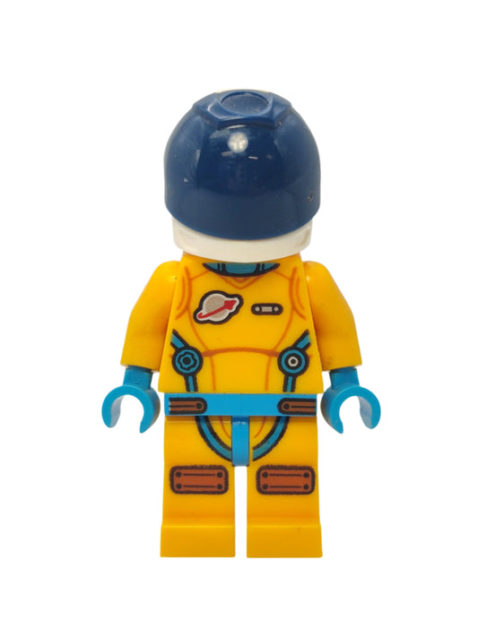 Lunar Research Astronaut - Bright Light Orange and Dark Azure Suit, cty1431