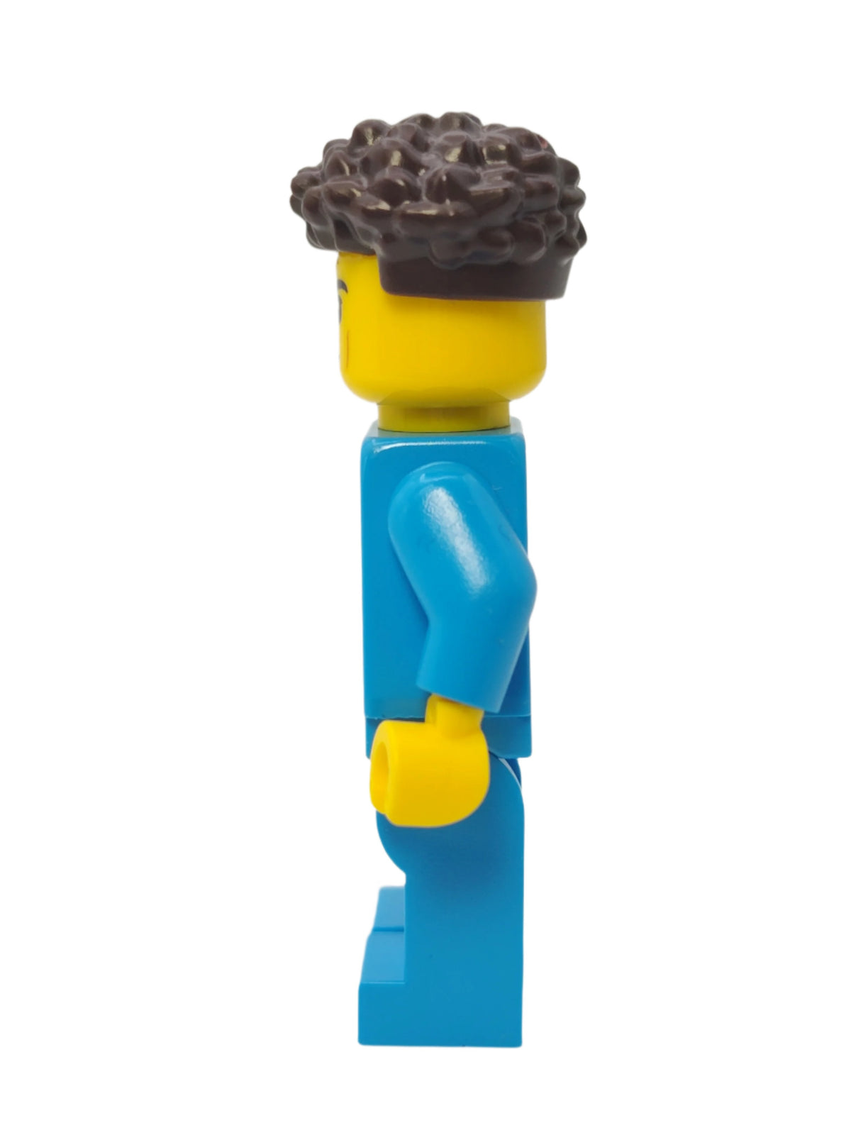 Lunar Research Astronaut - Dark Azure Jumpsuit and Dark Brown Coiled Hair, cty1421