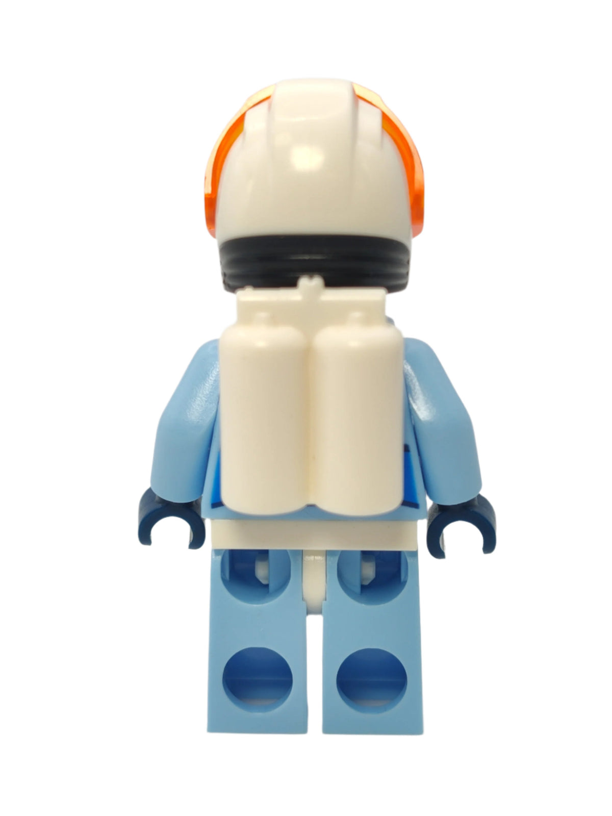 Astronaut - Bright Light Blue Spacesuit with Blue Belt and Open Mouth Smile, cty1028