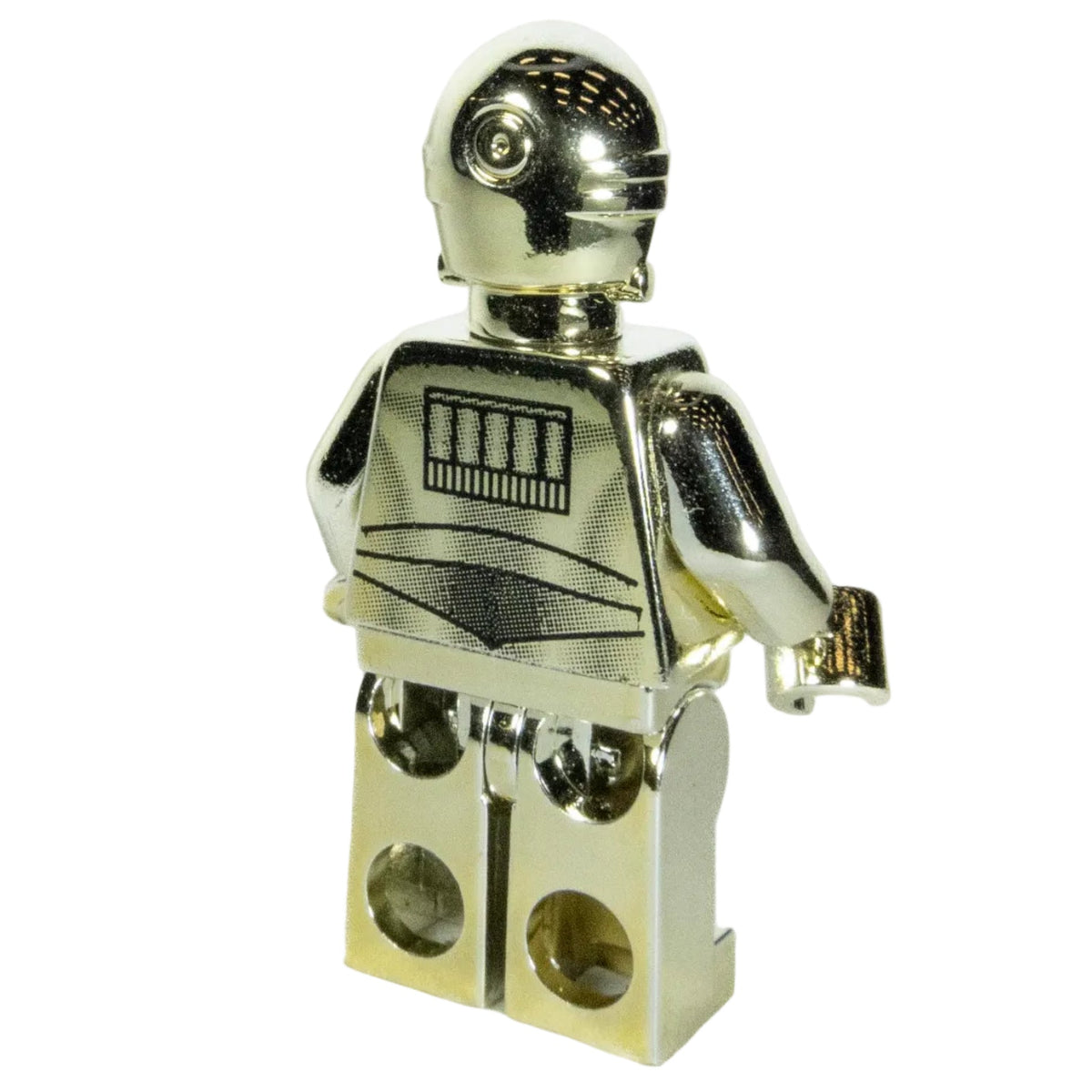 C-3PO - Chrome Gold (SW 30th Anniversary Edition), sw0158, LEGO® Star Wars Minifigure