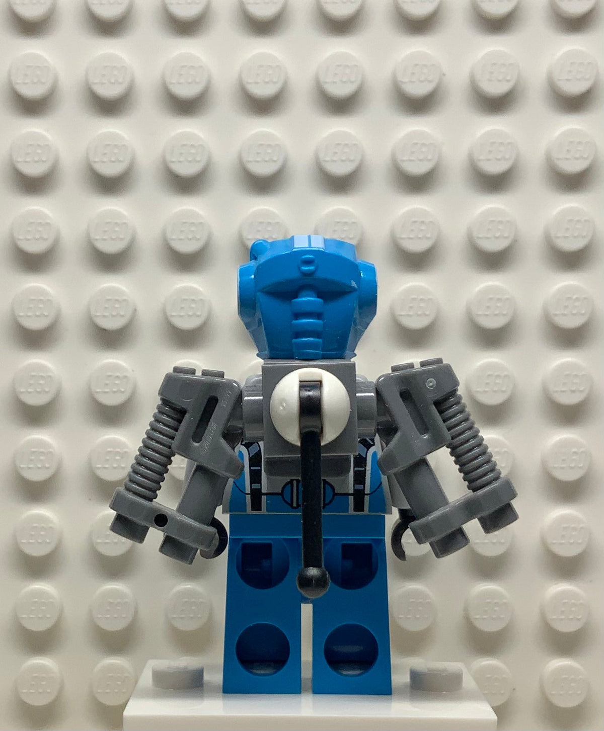 Dark Azure Robot Sidekick with Jetpack, gs002