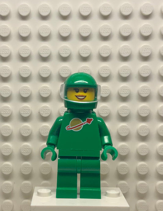 Classic Space-Green with Air Tanks and Motorcycle Helmet (Yve), idea008 - LEGO® Ideas Minifigure