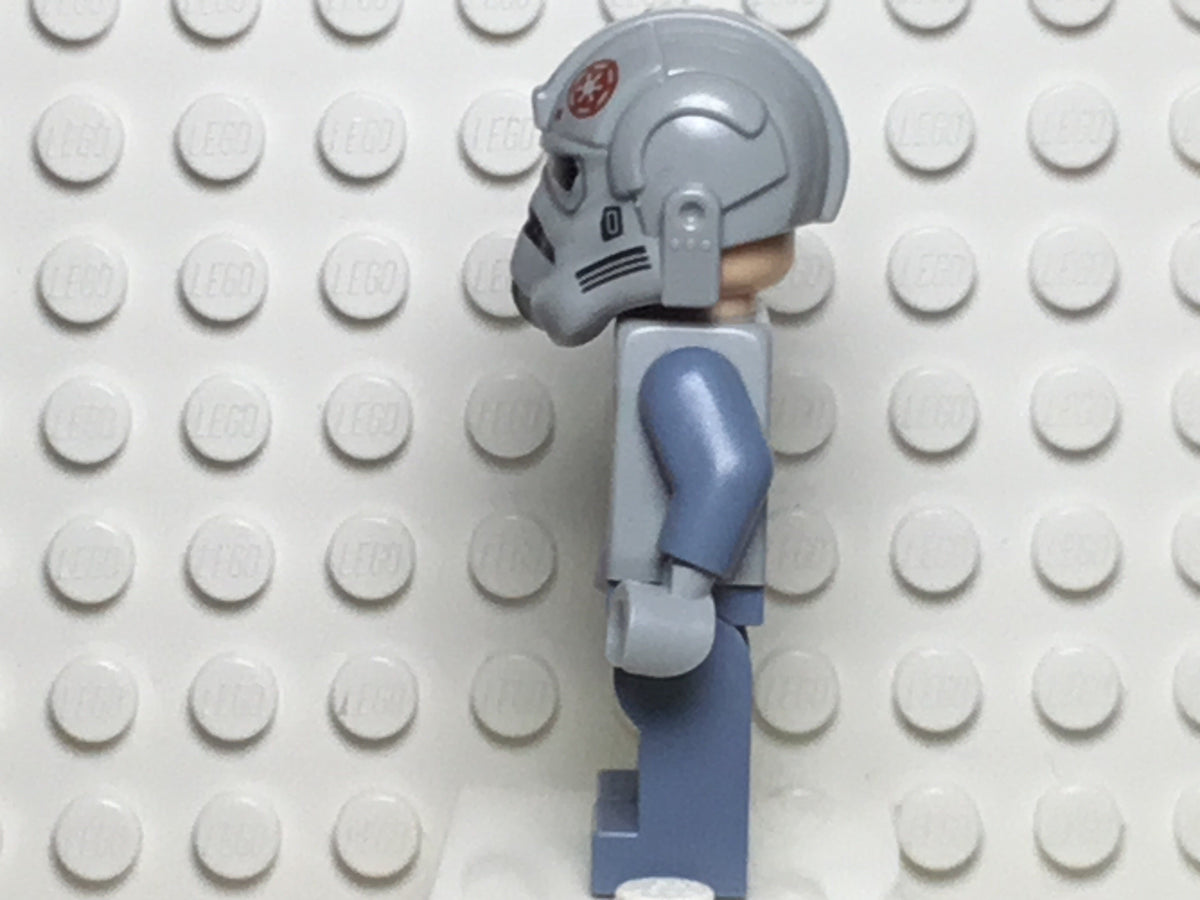 AT-AT Driver - Dark Red Imperial Logo, Cheek Lines, Smile, sw1105
