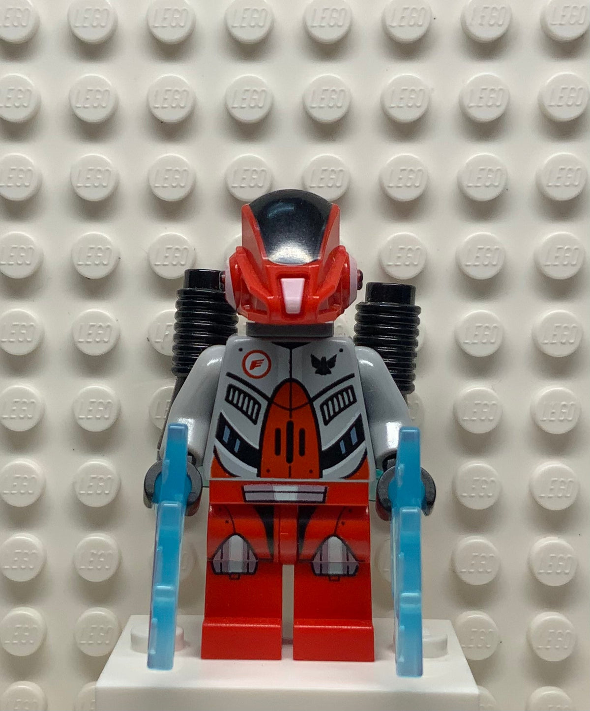 Red Robot Sidekick with Jetpack, gs006