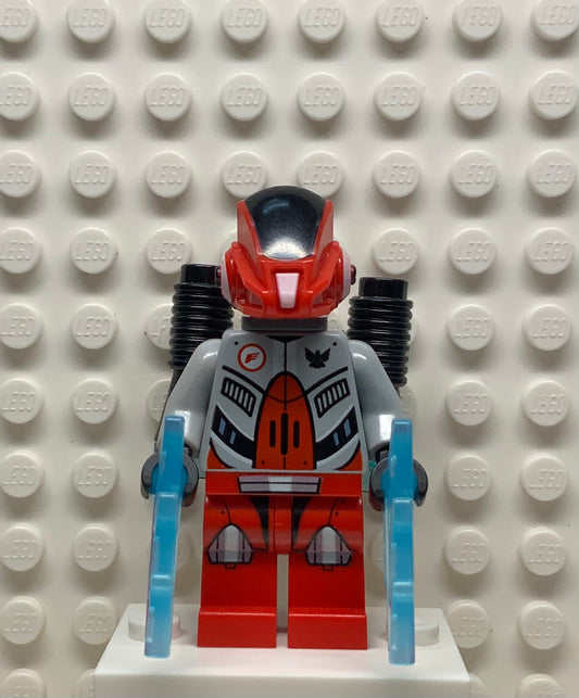 Red Robot Sidekick with Jetpack, gs006