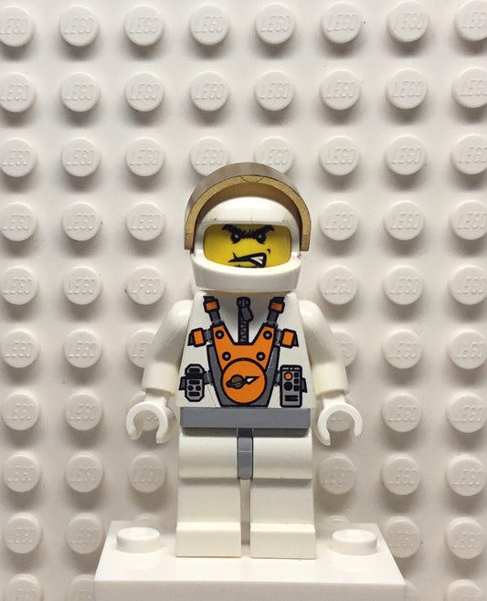 Mars Mission Astronaut with Angry Black Eyebrows and Messy Hair, mm009