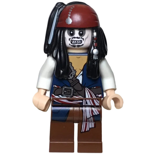 Captain Jack Sparrow Skeleton, poc012 - LEGO® POTC Minifigure