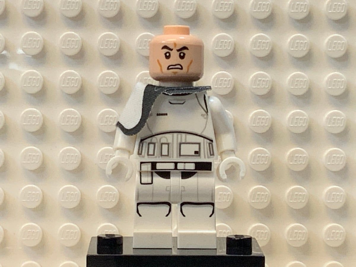 First Order Stormtrooper Squad Leader, sw0872 (Rounded Mouth Pattern), LEGO® Star Wars Minifigure