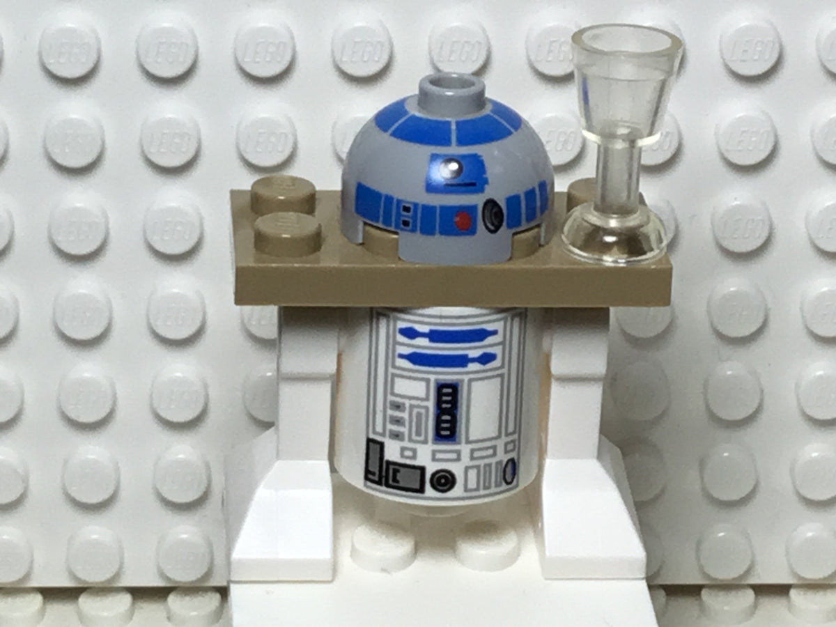 Astromech Droid, R2-D2, Serving Tray Dark Tan, sw0217a, LEGO® Star Wars Minifigure