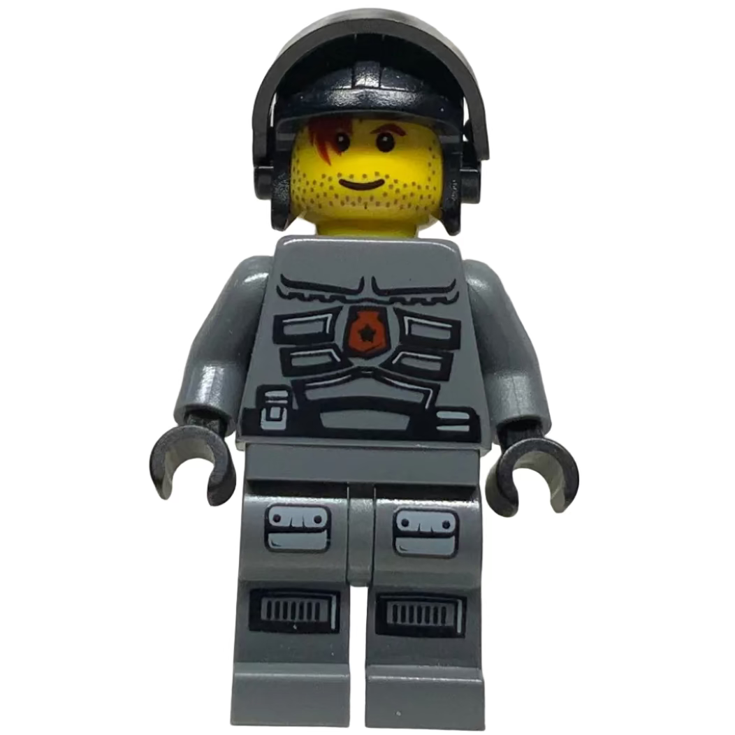Officer 3, sp098 - LEGO® Space Police lll Minifigure